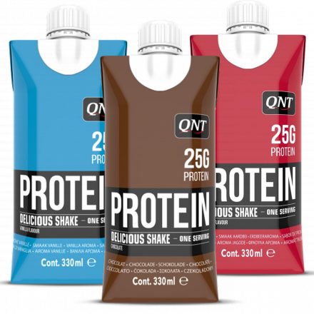 QNT Delicious Protein Shake - 12x310ml - Vanilla