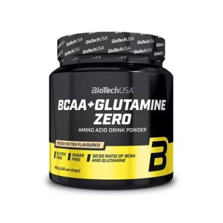 BioTechUSA BCAA + Glutamine Zero 480g - Citrom