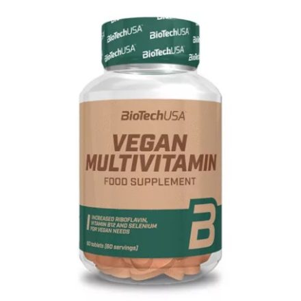 BioTech Vegan Multivitamin tabletta, 60 db
