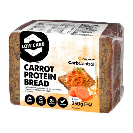 Forpro Carrot Protein Bread - 9x250g
