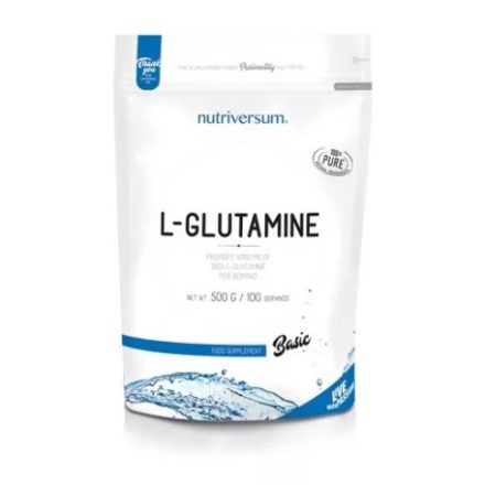 Nutriversum – BASIC – 100% L-Glutamine – 500g
