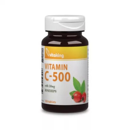 Vitaking C-500 csipkebogyóval 100 tabletta